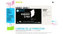 Desktop Screenshot of espace-1789.com